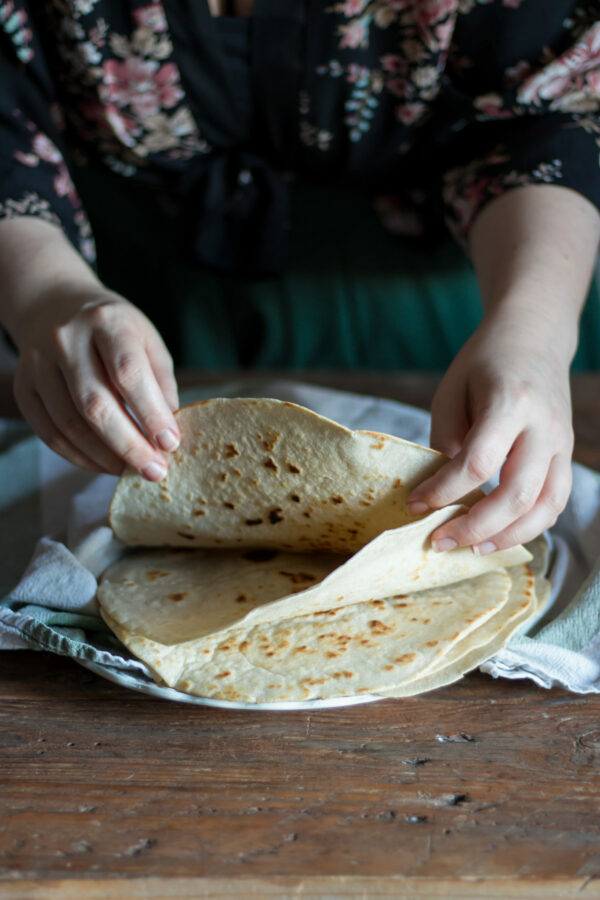 Tortilla de blé wrap maison