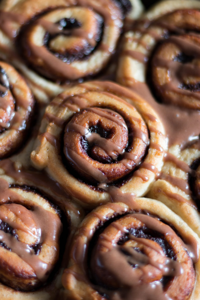 Cinnamon rolls au chocolat 
