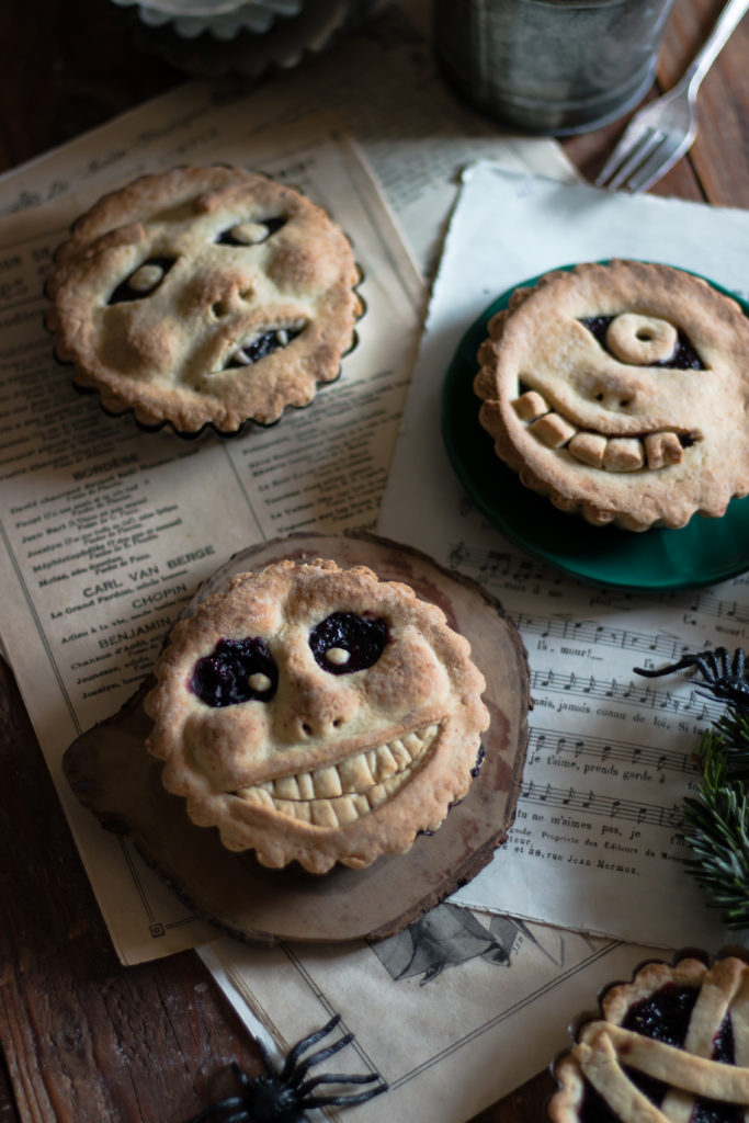 Tarte visage halloween