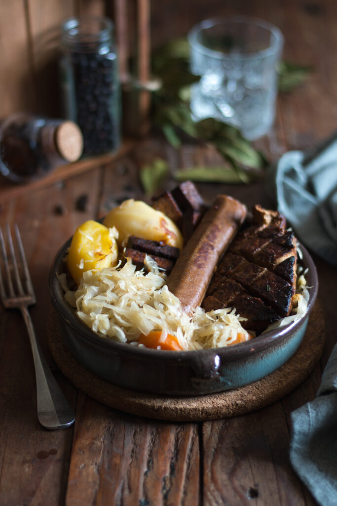 Choucroute garnie vegan