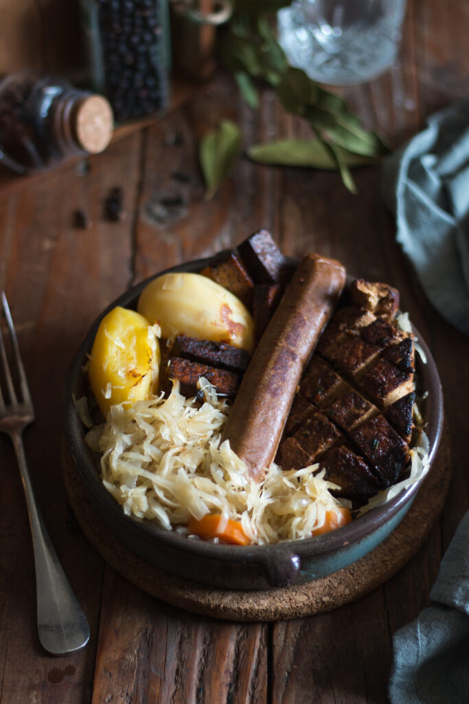 Choucroute garnie vegan
