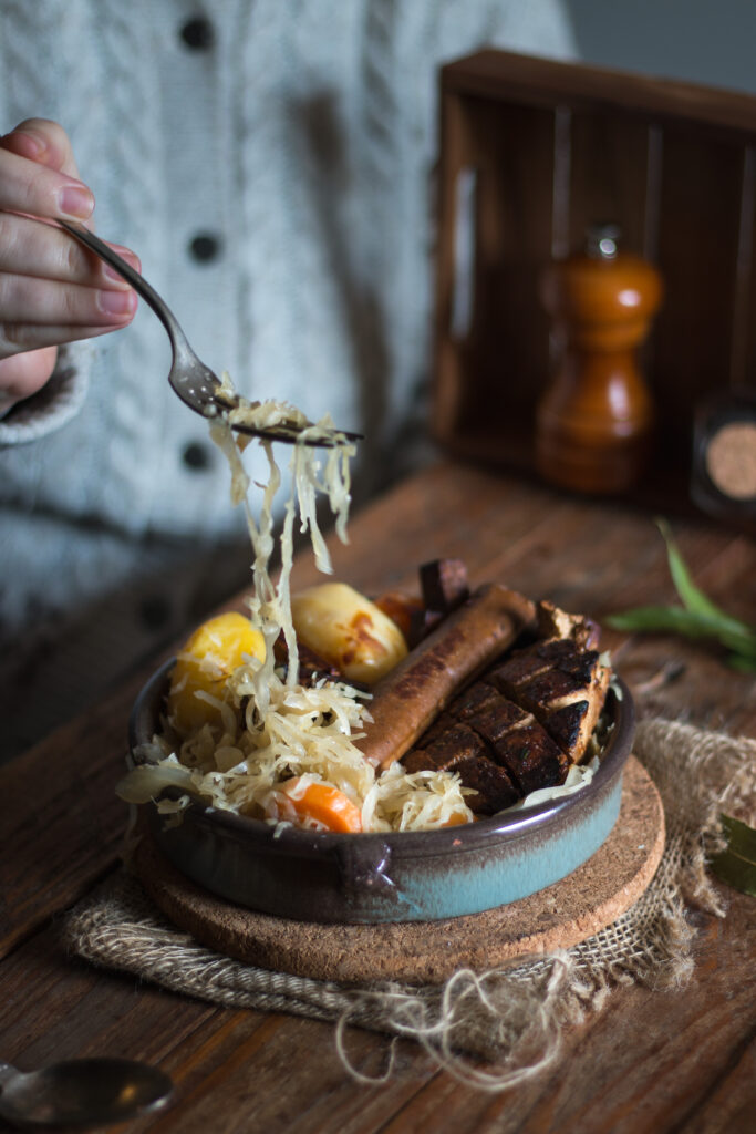 Choucroute garnie vegan