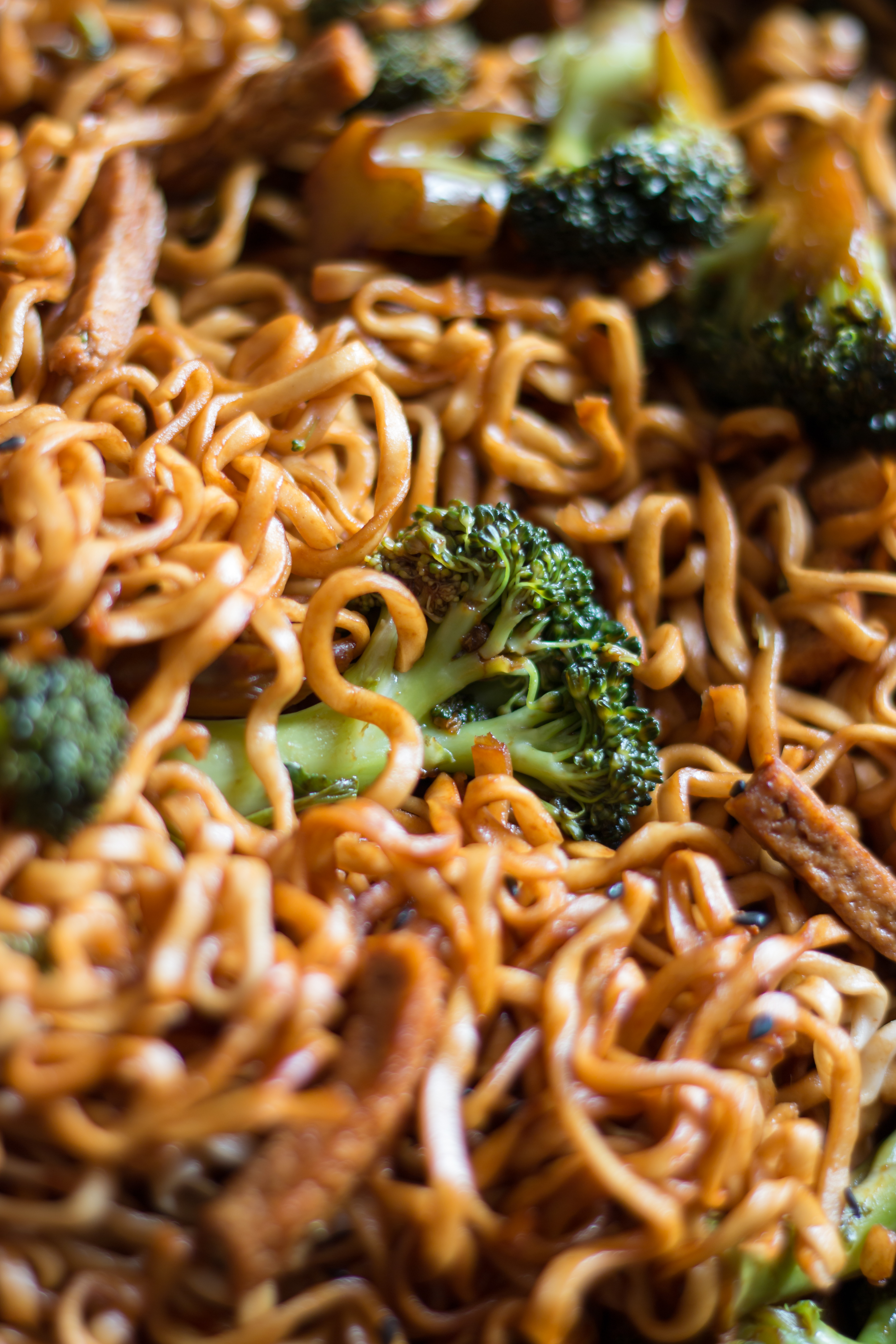 Nouilles tofu brocoli
