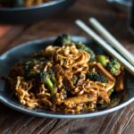 Nouilles tofu brocoli