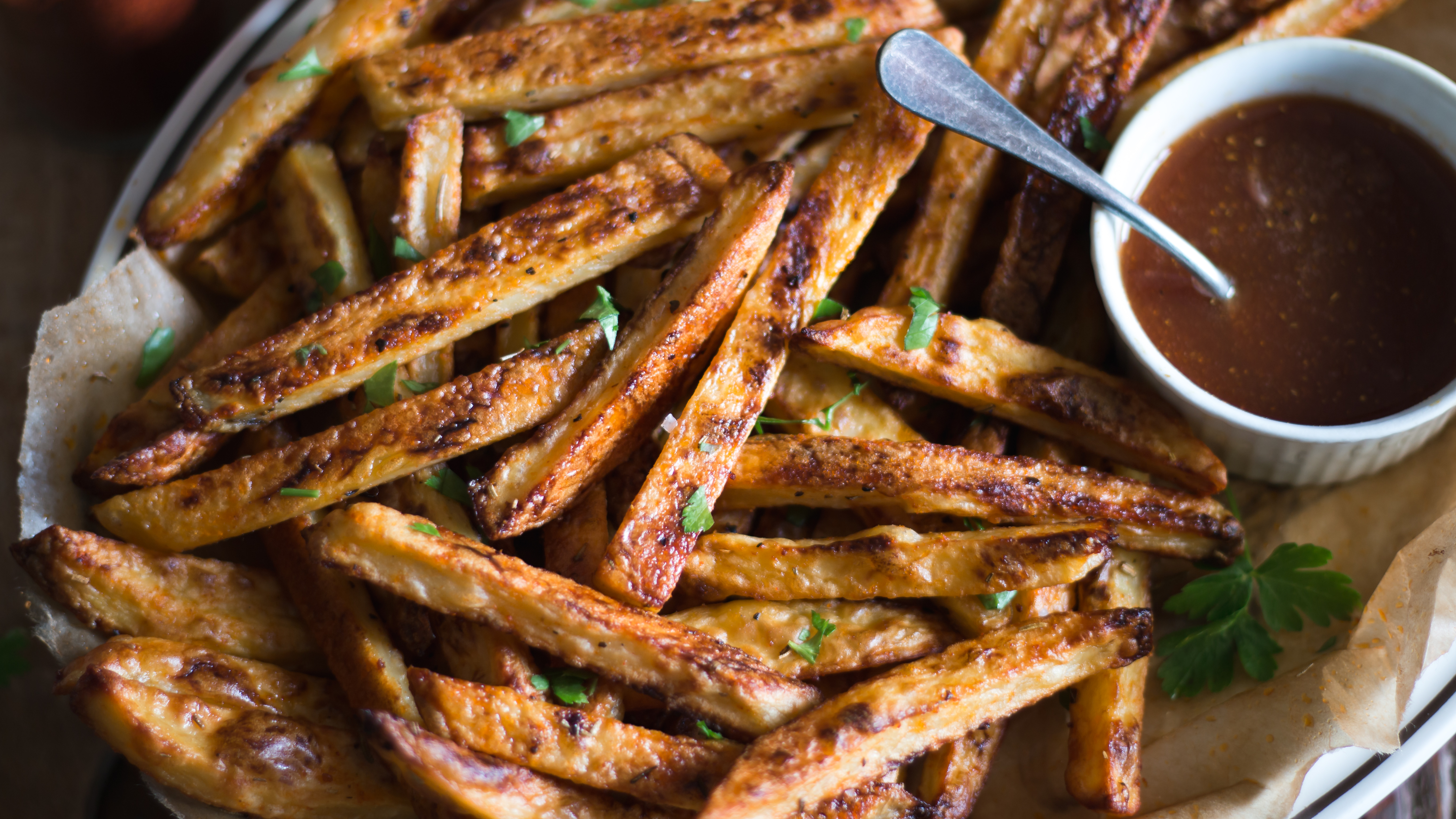 Frites au four