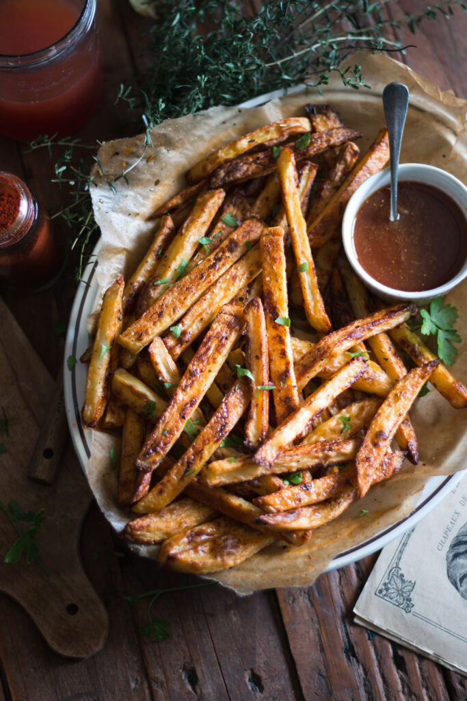 Frites au four
