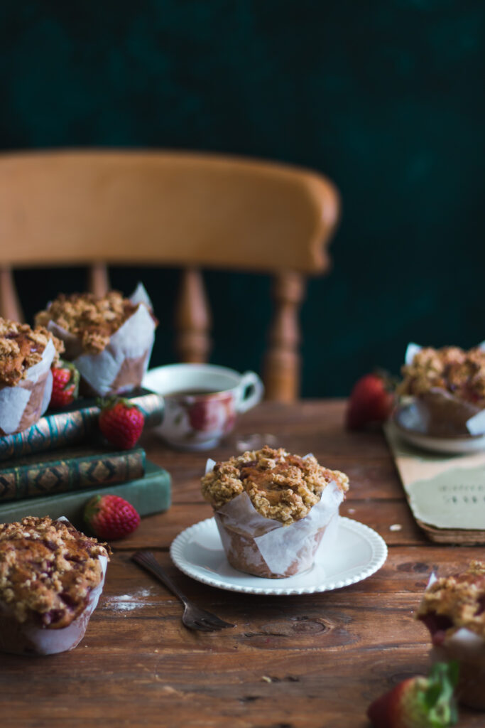 Muffins fraise crumble