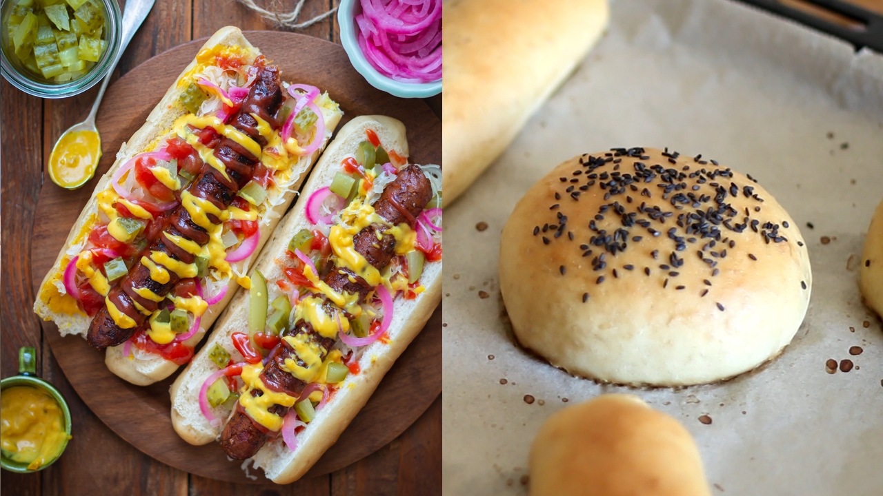 Pain burger hotdog