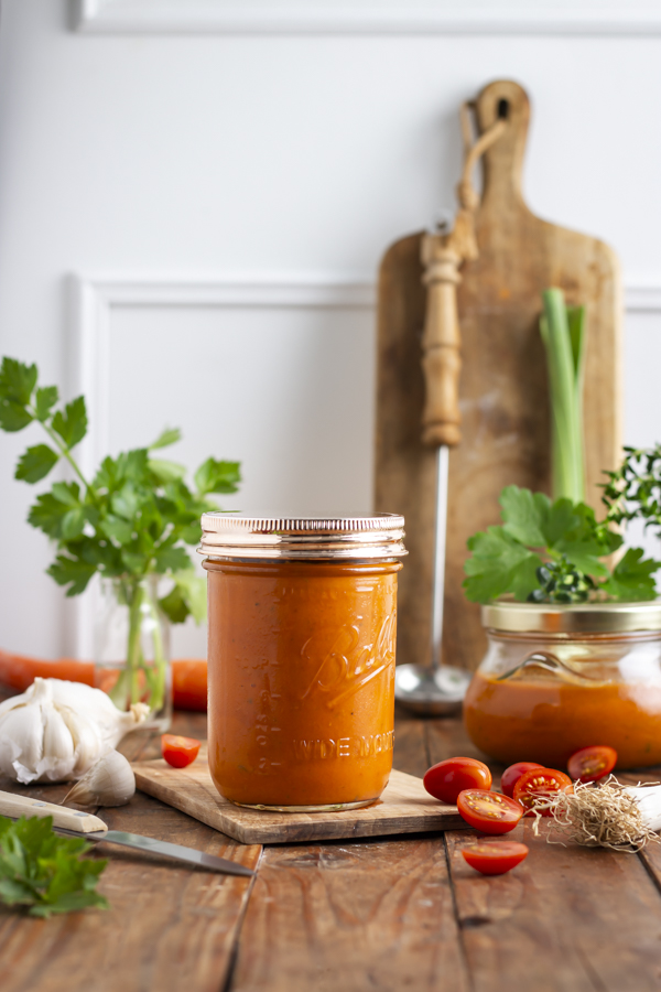 Sauce tomate aux légumes cachés