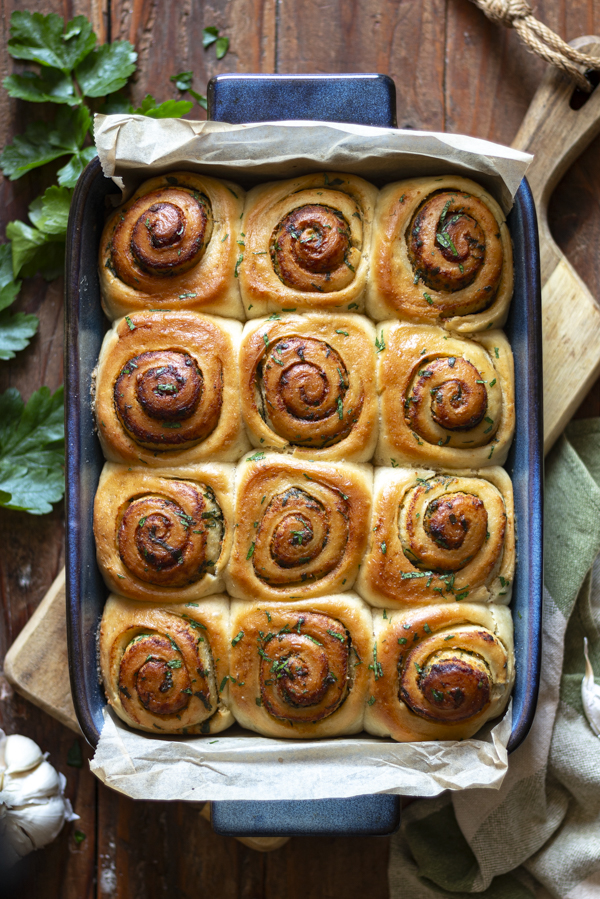 Brioches à l'ail 