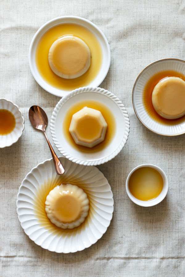 Flan caramel vegan