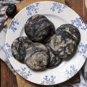 Cookies au sésame noir