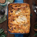 Lasagnes butternut lardons vegan