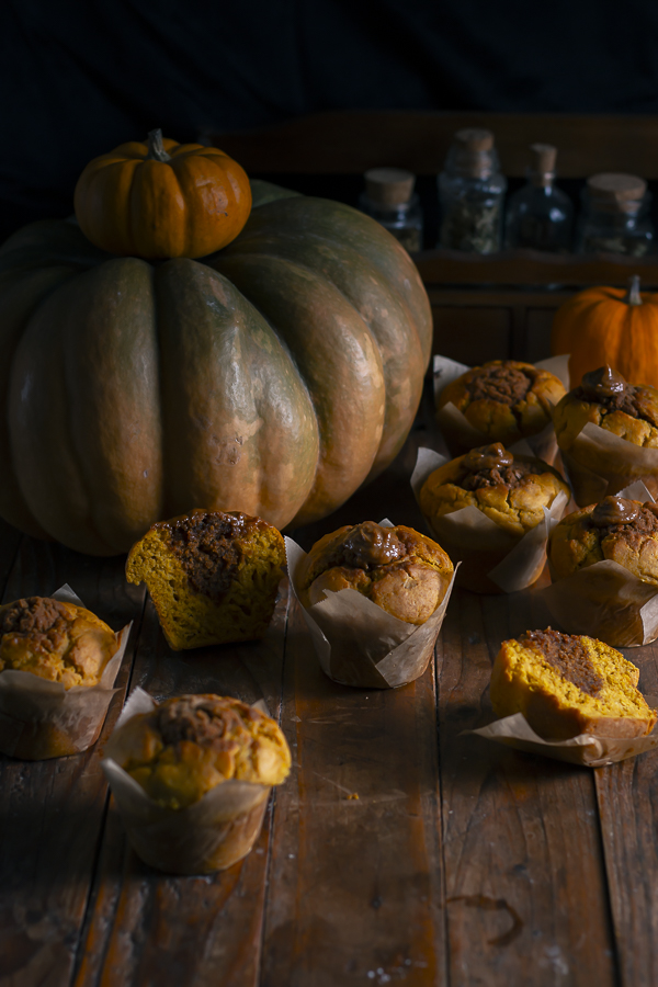 Muffins citrouille spéculoos
