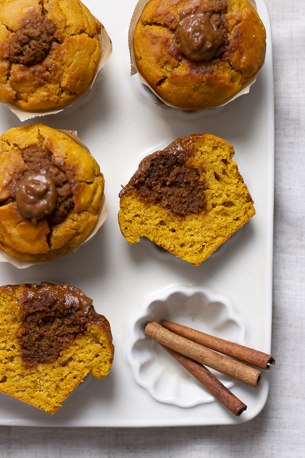 Muffins citrouille spéculoos