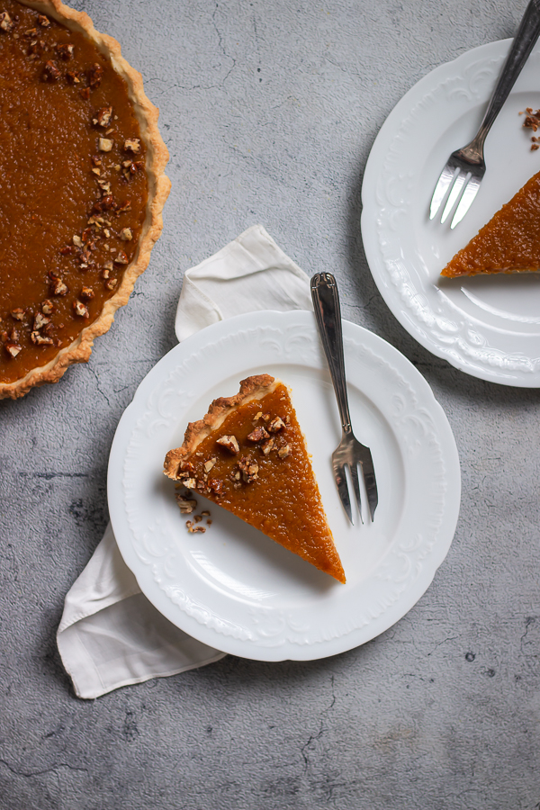 Tarte citrouille vegan