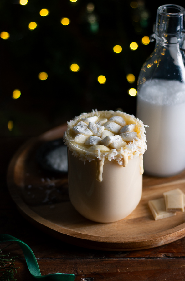 Chocolat chaud blanc