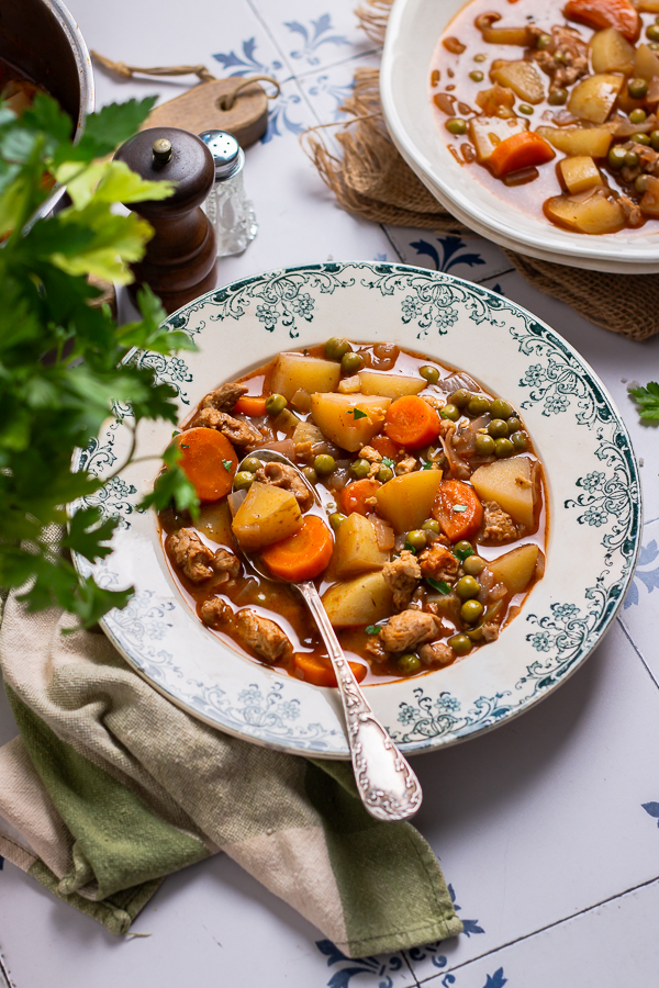 Mijote de petits legumes aux PST