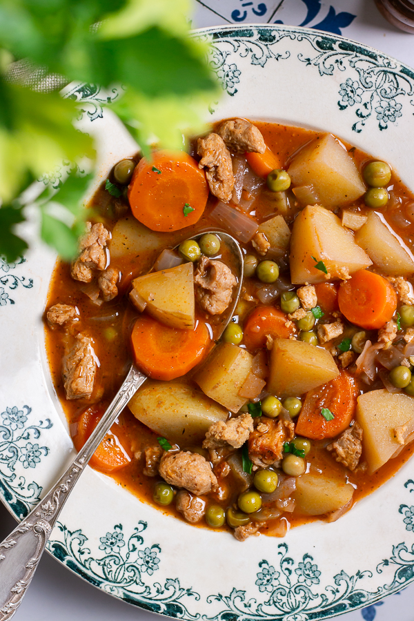 Mijote de petits legumes aux PST