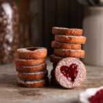 Sables poudre de fraise