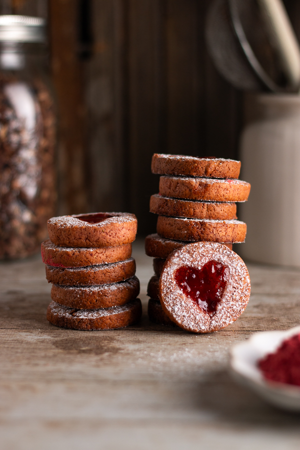 Sables poudre de fraise