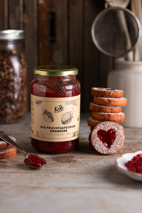 Sables poudre de fraise