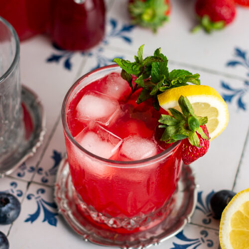 Citronnade aux fruits rouges 1