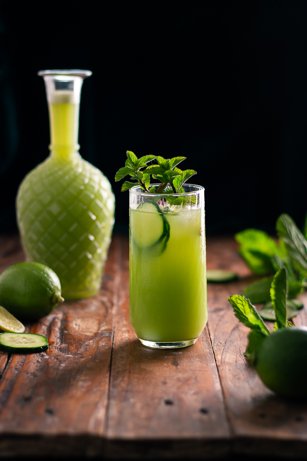 Agua fresca concombre menthe 1