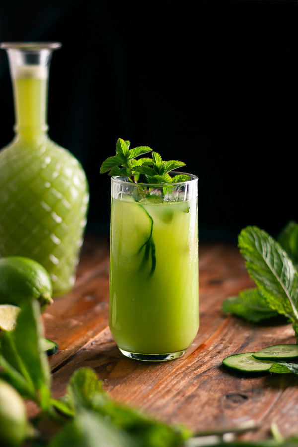 Agua fresca concombre menthe 2