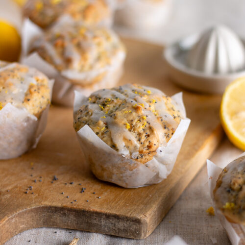 Muffins citron pavot vegan