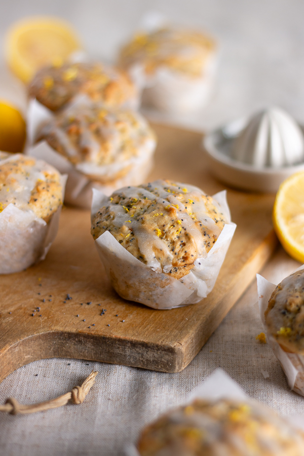 Muffins citron pavot vegan