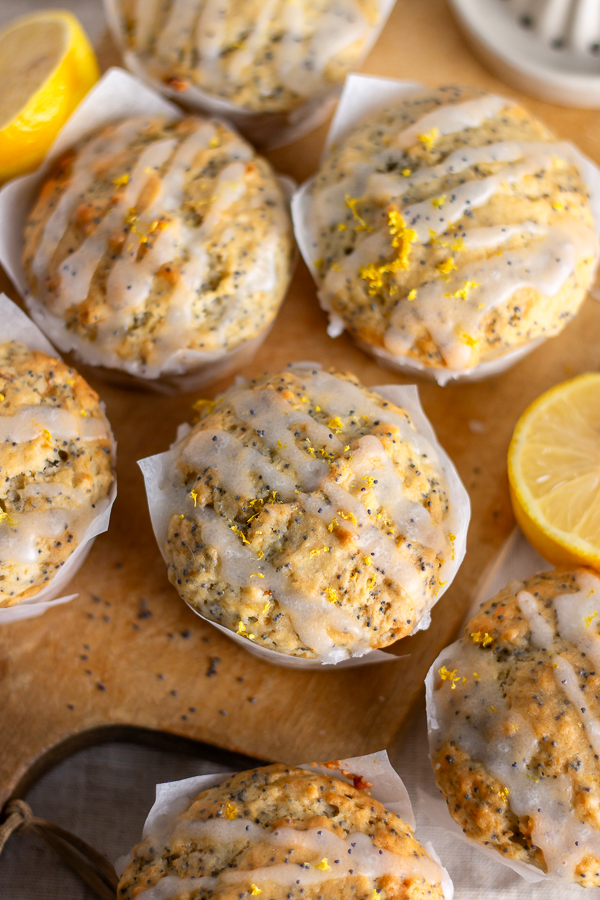 Muffins citron pavot vegan
