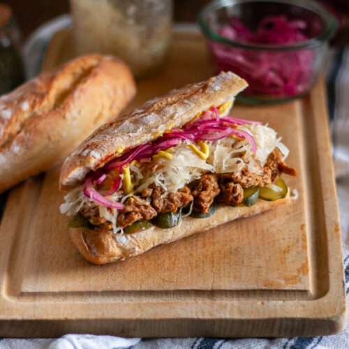 Sandwich PVT et choucroute