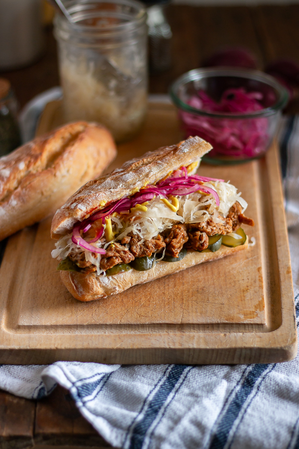 Sandwich PVT et choucroute