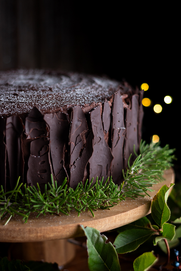 Gateau buche choco noisette
