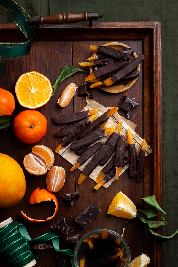 Orangettes au chocolat