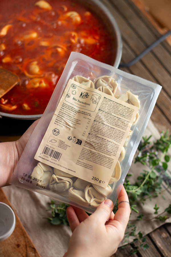 Raviolis express a la tomate